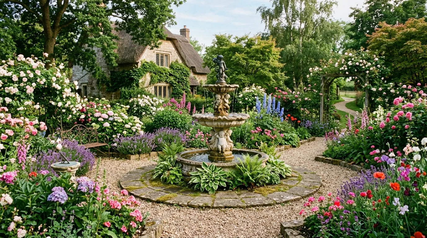 Mixed Heights Flower Layout